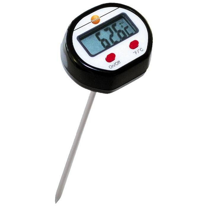 Testo Mini Einstech-Thermometer, Länge 124mm - 0560 1110